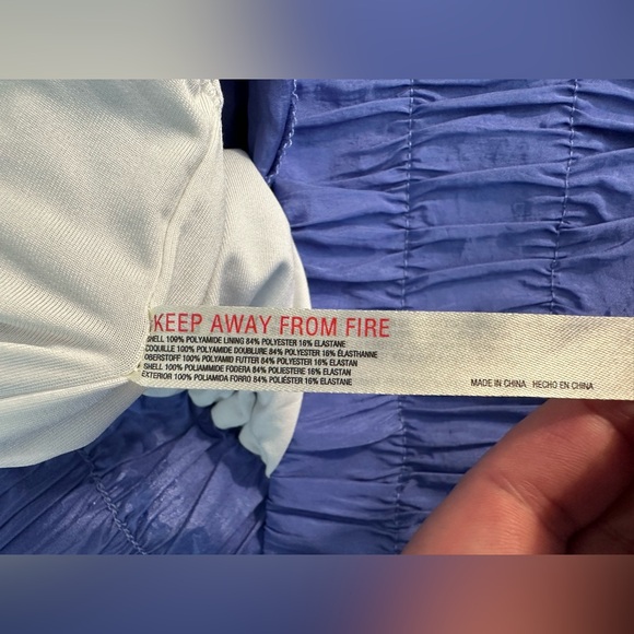 FREE PEOPLE Movement The Way Home Shorts Electric Blue High Rise Waisted Smocked - Picture 11 of 14